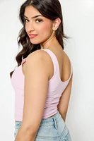 Seamless Square Neck Tank with Padded Cups
