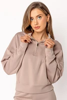 Ultra-Soft Half Zip Sweatshirt
