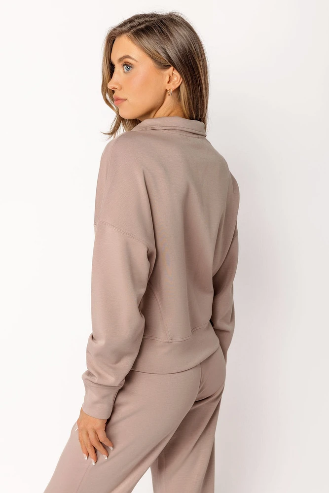 Ultra-Soft Half Zip Sweatshirt