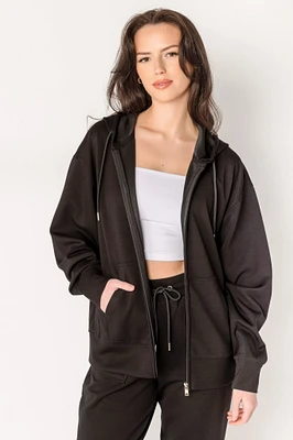 Ultra-Soft Oversized Zip Up Hoodie