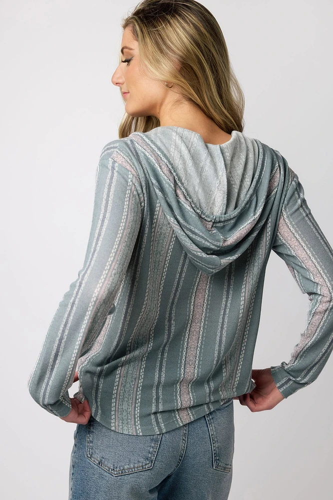 WallFlower Dakota Hacci Baja Hoodie