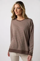 Fleece Long Sleeve Oversized Sweatshirt