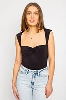 Sweetheart Neckline Crop Top