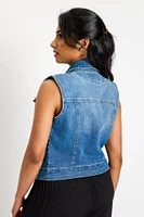 WallFlower Bella Wash Denim Vest