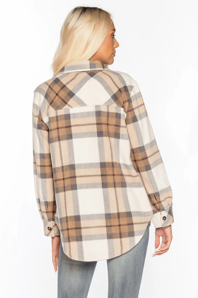 Plaid Fleece Shacket