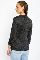 Space Dye Knit Blazer
