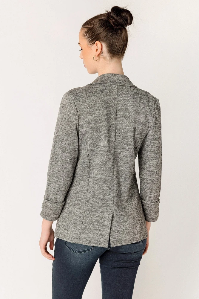Space Dye Knit Blazer