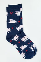 Piggy Heart Socks