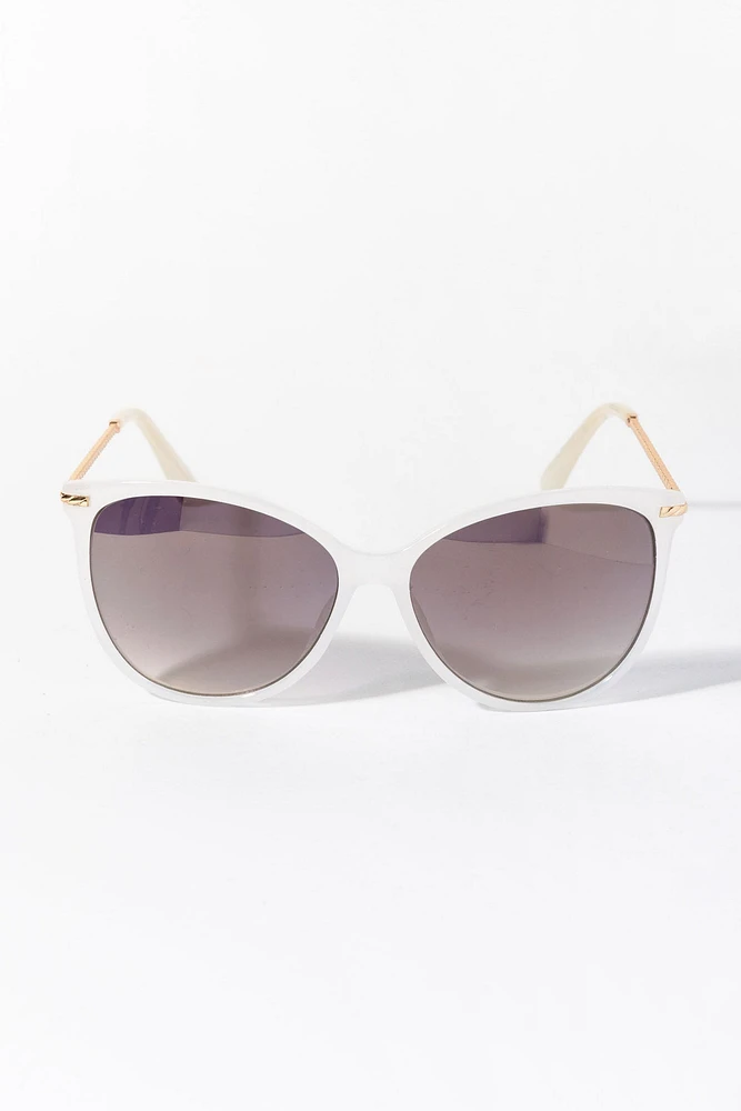 Pantos Sunglasses with Twisted Metal Arms