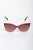 Pantos Sunglasses with Twisted Metal Arms