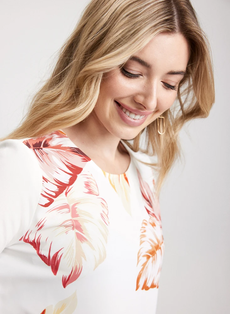 Printed Crew-Neck Tee