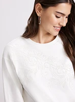 Paisley Appliqué Top