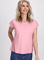 Metallic Slub T-Shirt