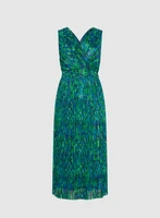 Chiffon Abstract Print Dress