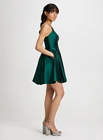 Geometric Collar Dress