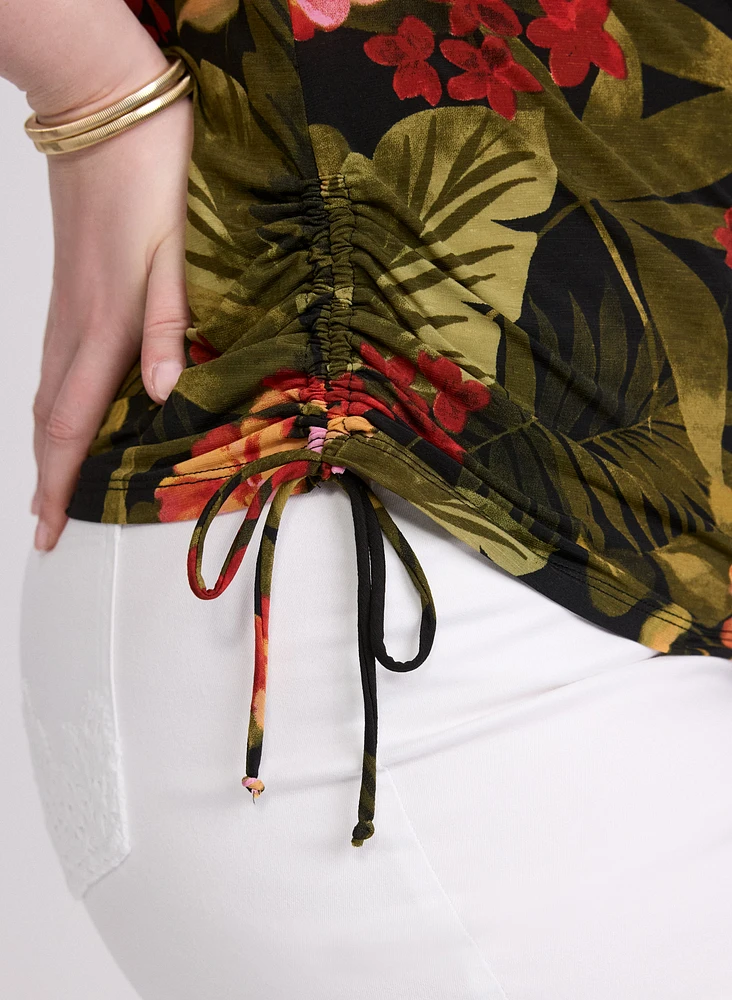 Palm Print Top