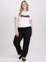 T-shirt à imprimé de roses