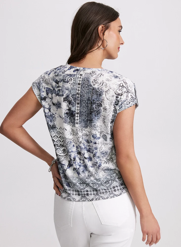 Mixed Print T-Shirt