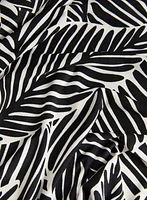 Leaf Print Sleeveless Top