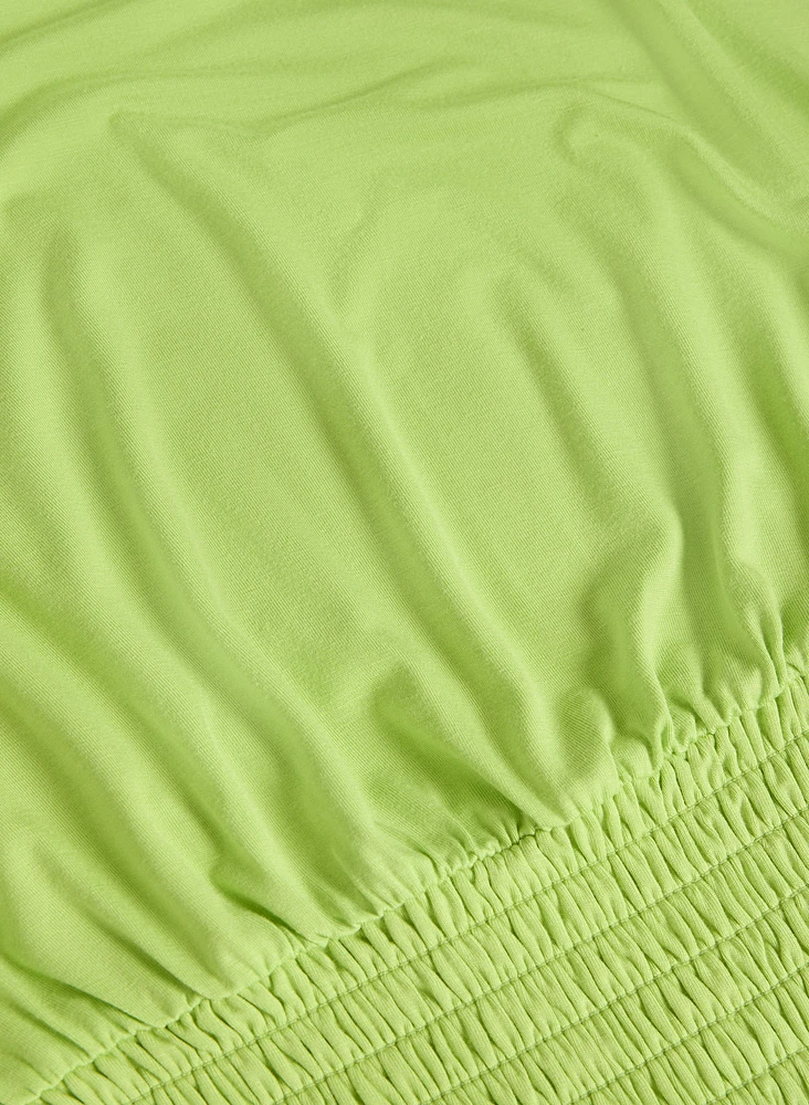 Smocked Waist T-Shirt