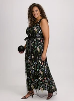 Floral Embroidered Dress