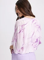 Marble Print Blouse