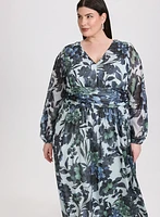 Floral Chiffon Dress