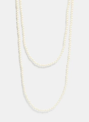 Glass Pearl Necklace