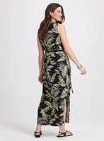 Palm Print Dress
