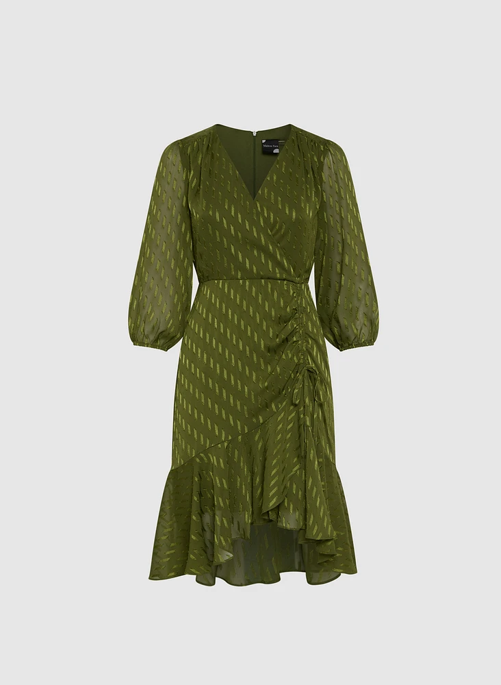 Satin Dot Dress