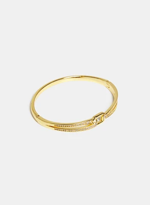 Crystal Detail Bangle Bracelet