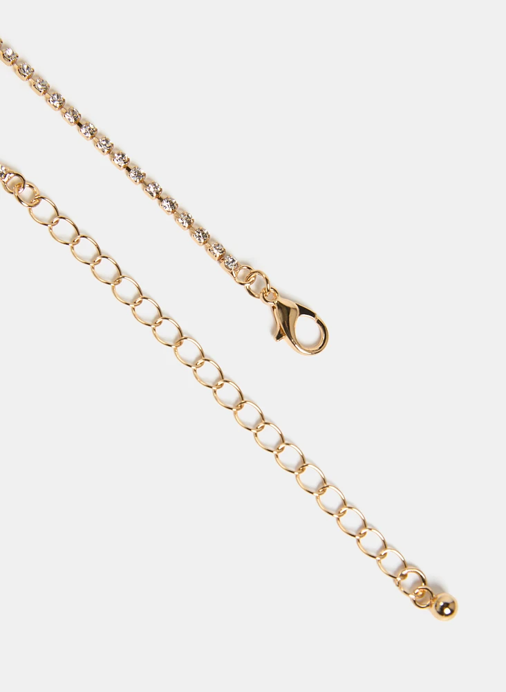 Crystal Chain Necklace