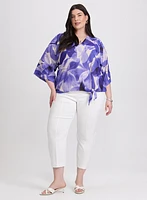 Leaf Print Blouse