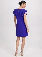 Ruffle Sleeve Dress