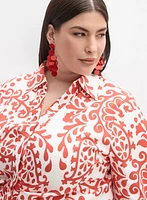 Melanie Lyne - Blouse en lin à motif paisley