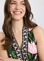 Floral V-Neck Dress
