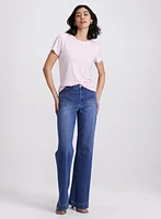 Rhinestone Detail T-Shirt