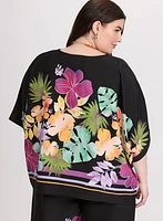 Joseph Ribkoff - Tropical Placement Print Blouse