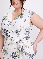Floral Ruffle Hem Dress
