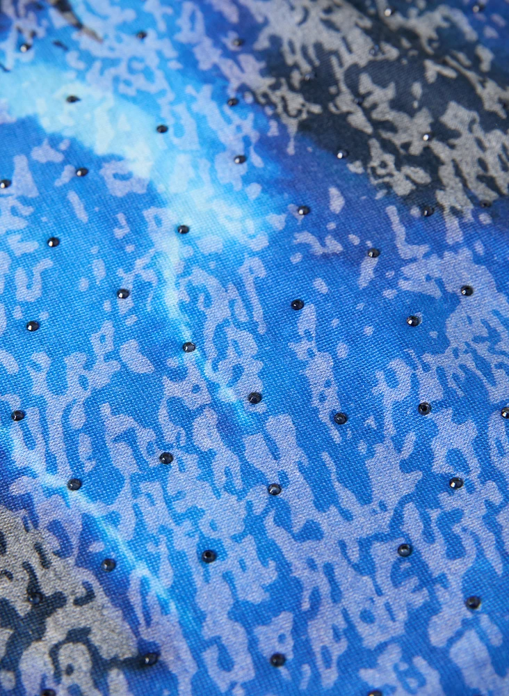 Embellished Abstract T-Shirt