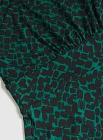 Abstract Midi Dress