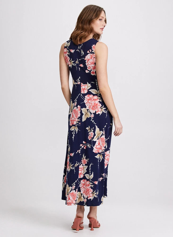 Floral Cut-Out Dress