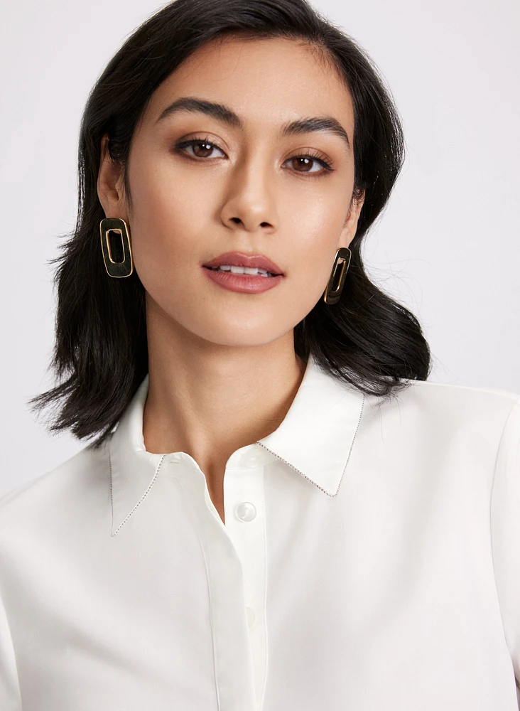 Embellished Collar Blouse