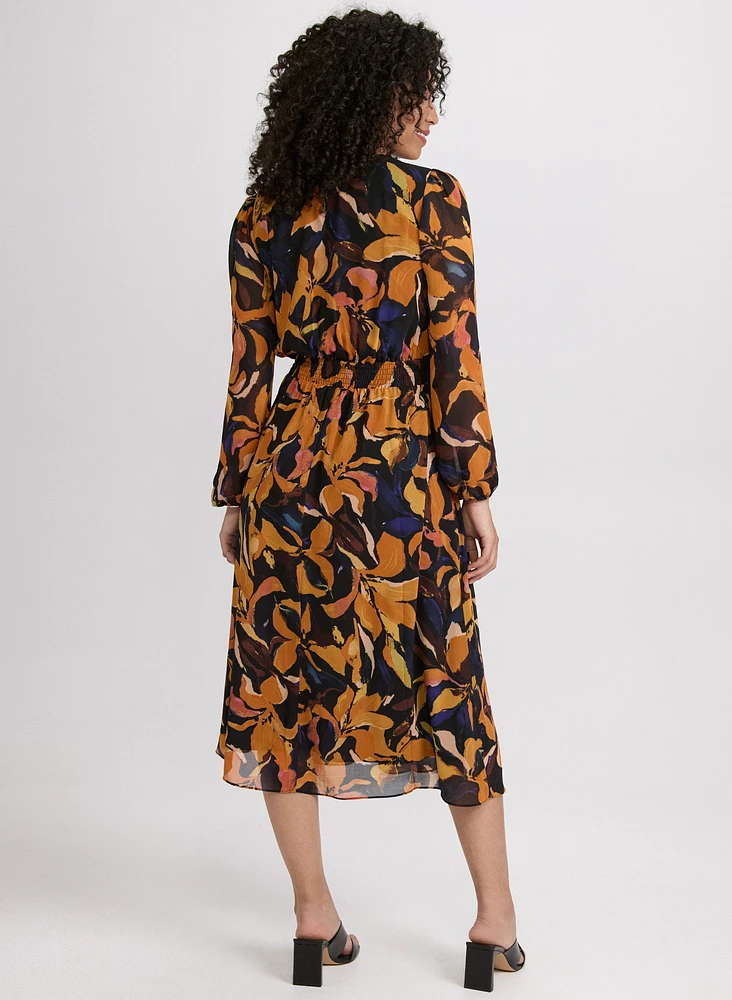 Floral Chiffon Dress