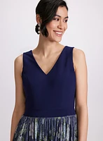 Mesh & Jersey Dress
