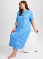 Dot Print Nightgown
