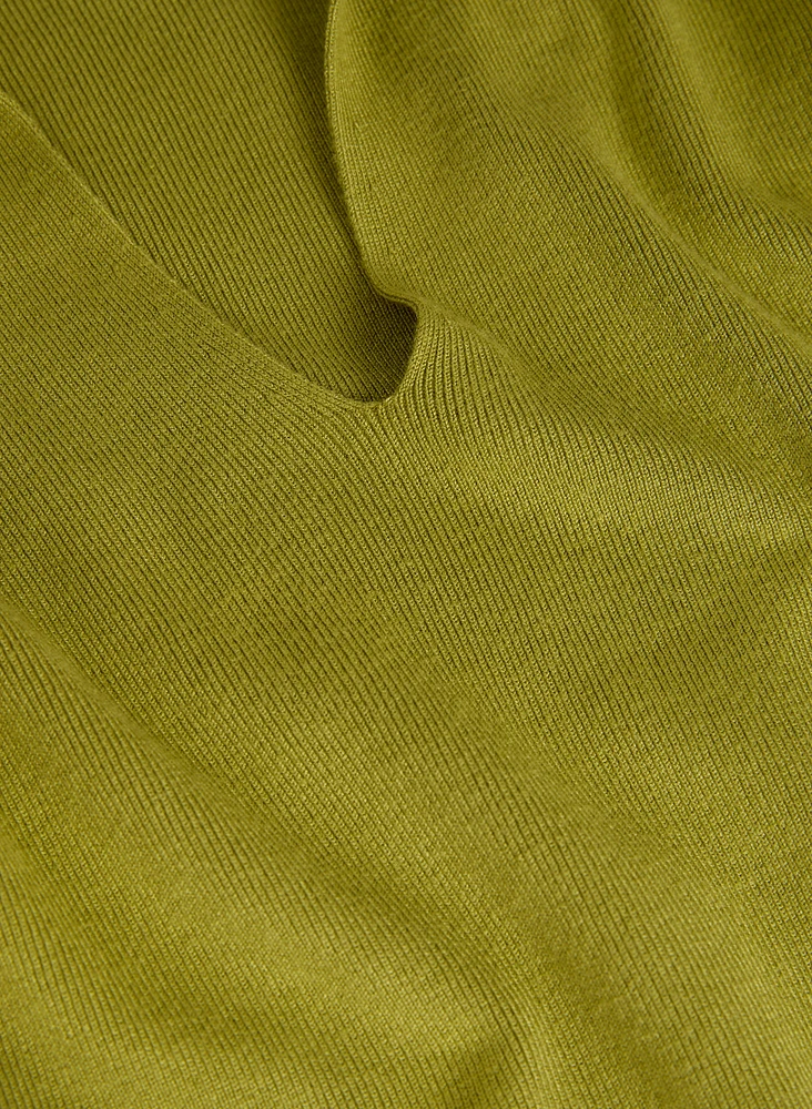 V-Neck Polo Sweater