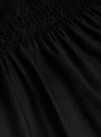Ruffle V-Neck Fit & Flare Dress