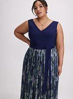 Mesh & Jersey Dress