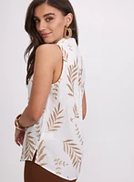 Tropical Embroidered Blouse